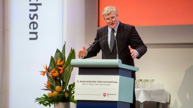 Außenwirtschaftstag 2018: Minister Dr. Bernd Althusmann