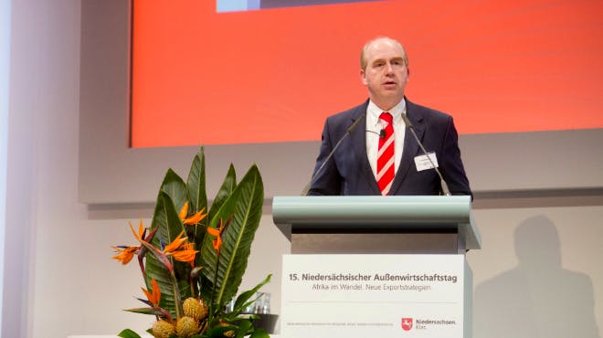 Außenwirtschaftstag 2018: Referent Nordmann von Grimme